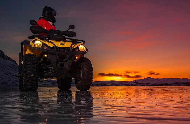 Midnight Sun ATV Adventure from Reykjavik