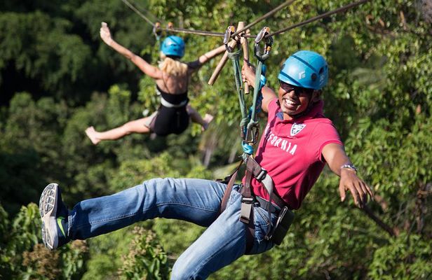 Lamai Viewpoint Zip lining with Cable Car and Panoramic View