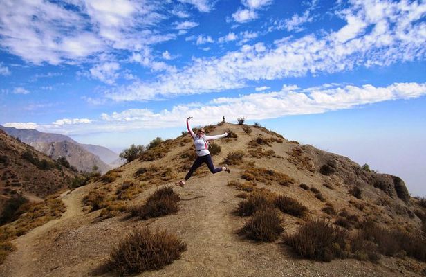 Half-Day Private Andes Hiking Tour from Santiago, carbon neutral.