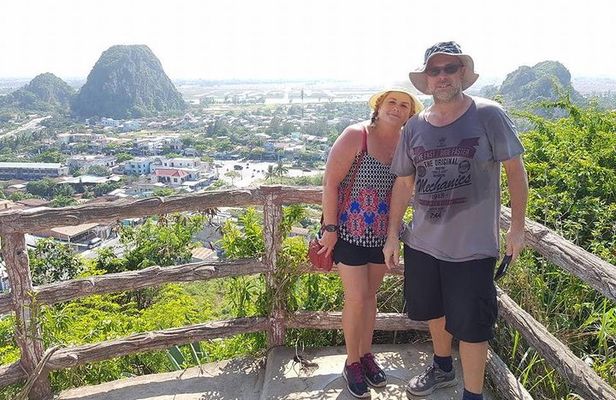 Da Nang city with Marble Mountain - Monkey Mountain-Dragon Bridge