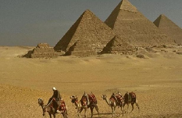 Half day visiting Gizah pyramids , Sphinx and Camel ride