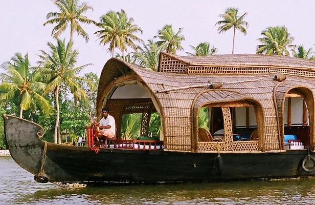 Kochi Private Tour: Overnight Alleppey Backwaters Houseboat Cruise
