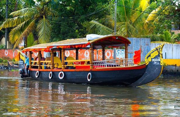 Kochi Private Tour: Kerala Backwater Shikara (Shaded Canoe Boat) Day Cruise