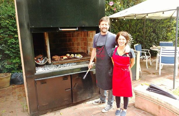 Private Asado Cooking Class in a Beautiful Home with Transfers