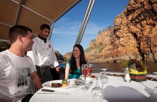 Nitmiluk (Katherine) Gorge 3.5-Hour Sunset Dinner Boat Tour