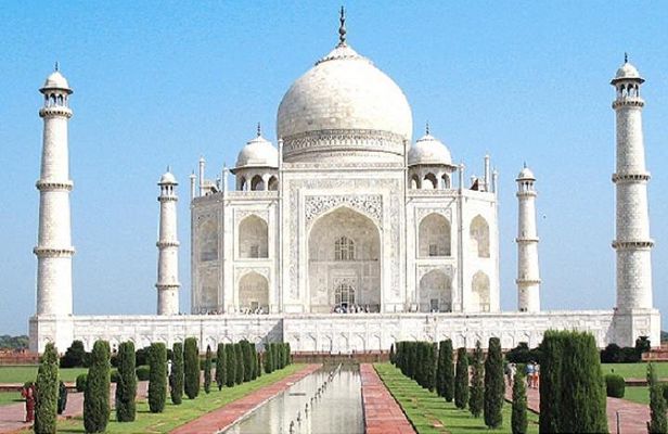 Day trip to Taj Mahal, Agra by a private car with driver