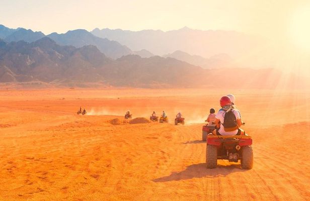 Sunset Desert Safari Trip By Quad Bike from Marsa Alam