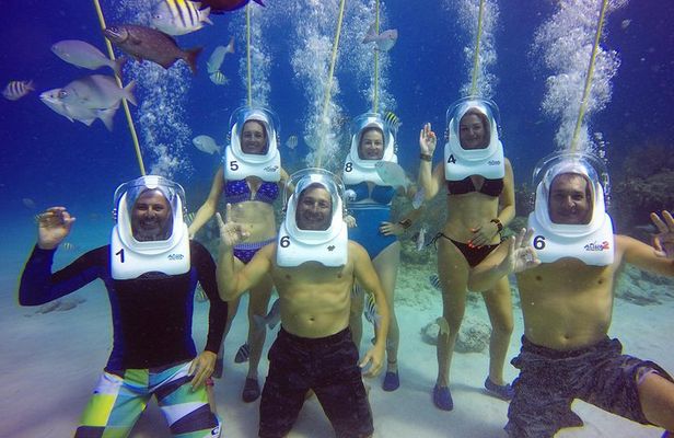 Aquanautas Helmet Diving in San Andres