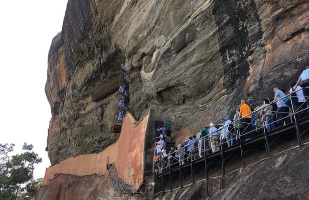 Day Tour to Sigiriya Rock Fortress & Dambulla Rock Cave Temple.
