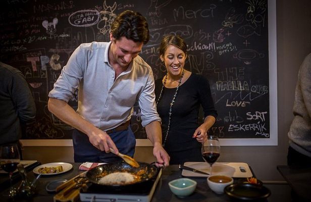 Paella Cooking Class with Professional Chef: Four Course Dinner