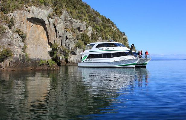 Daily Scenic Maori Rock Carving Cruise Taupo