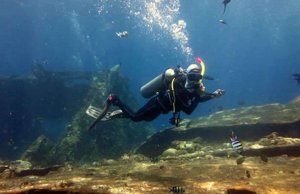 Try Scuba Diving at Tulamben Shipwreck