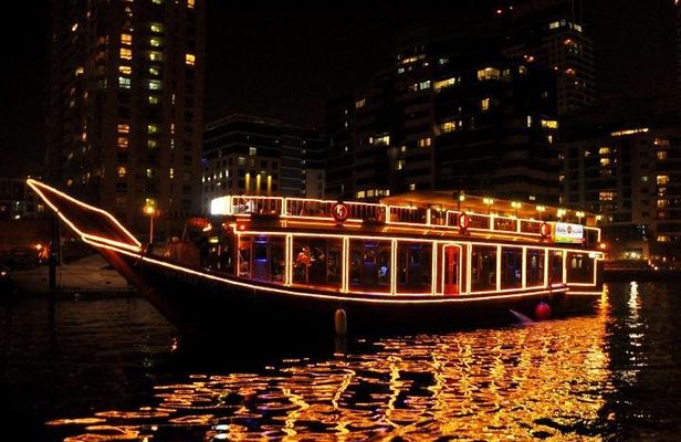 Dubai Dhow Dinner Cruise Marina with pickup drop option