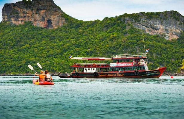 Samui Island Tour to Angthong Marine Park by Big Boat with Kayaking