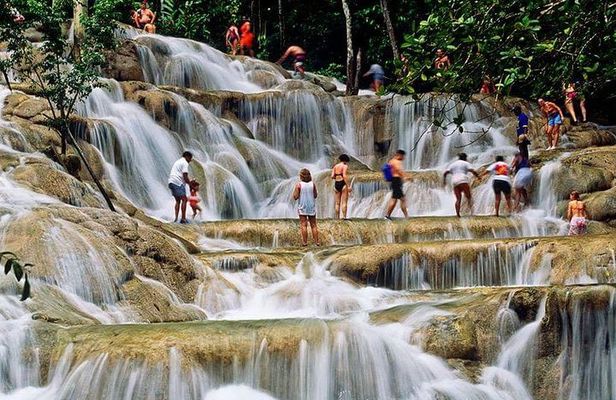 Dunns River Falls and River Rapids Jamaica with Lunch