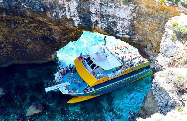 Comino Island: including Blue Lagoon, Crystal Lagoon & sea caves
