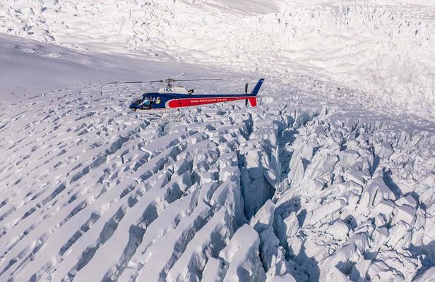 Twin Glacier Helicopter Flight departing Fox Glacier