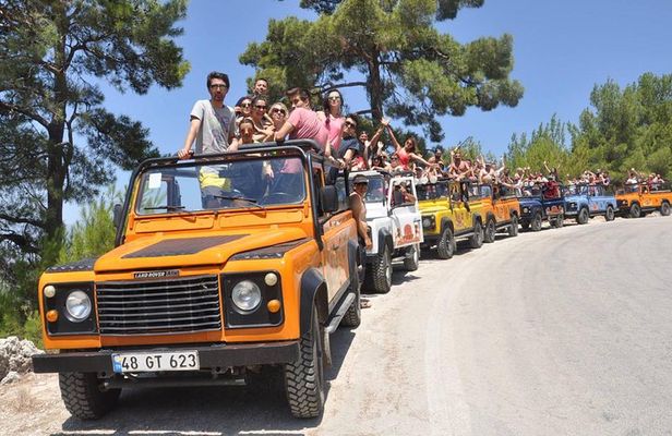 4X4 Off-Road Jeep Safari; Jesus Beach, Waterfall, from Marmaris