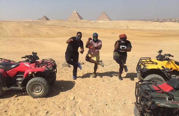 Sightseeing Private Tour to Giza Pyramids Sphinx & 1 Hour ATV Quad Bike Ride