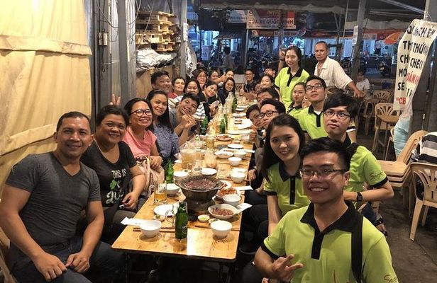 Saigon at Night Walking Street Food Tour