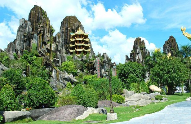 Marble Mountain one day tour depart from Hoi An