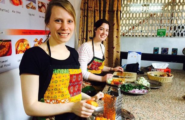Best Nepali Cooking Class in Thamel with Local Market Trip