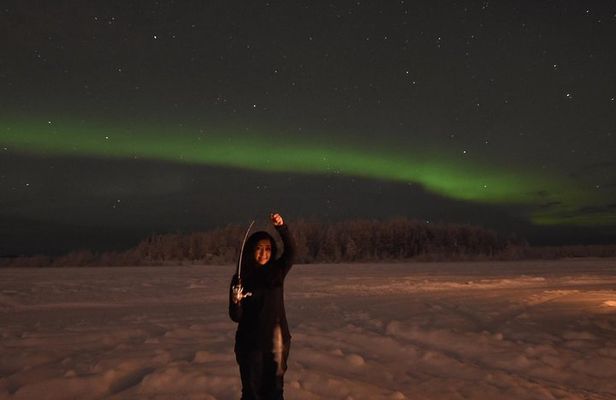 Aurora Borealis Viewing and Ice Fishing Adventure