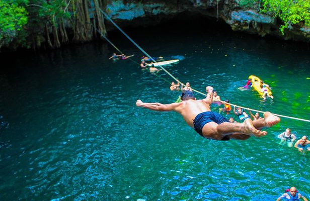 Ultimate 5x1 Combo with ATV, Ziplines, Cenote & Reef Snorkeling