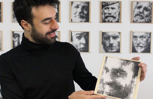 Portrait Mosaic Making