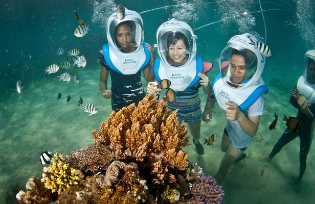 Aquanauts sea walk in Lembongan