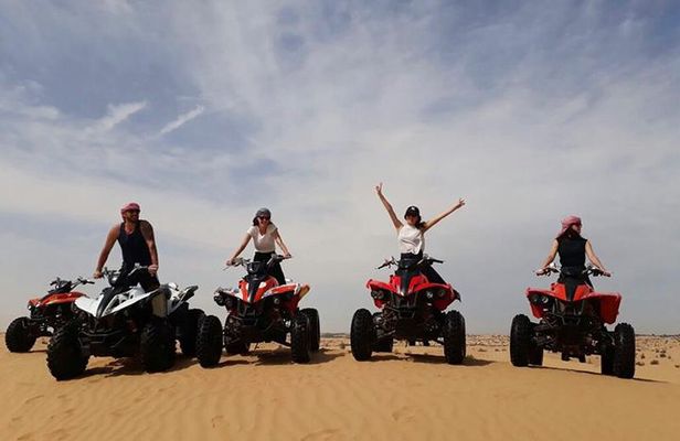Dubai Morning Desert Safari with Quad Bike and Camel Ride