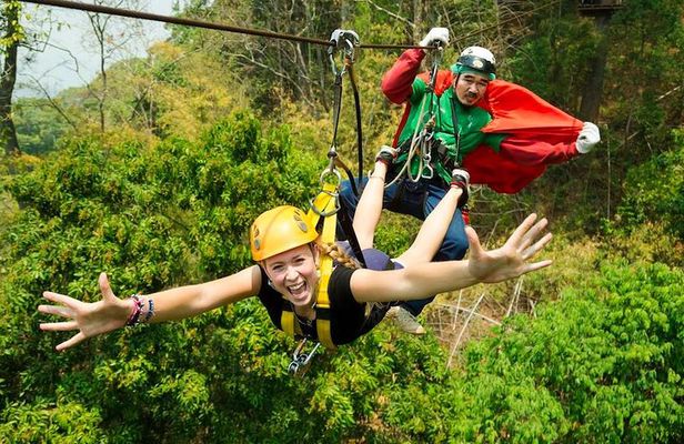 Zipline Adventure at Chiang Mai with Return Transfer
