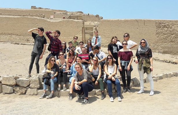 Ruins of Pachacamac from Crucero