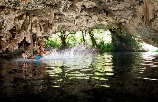 Cancun Cenote Tour: Snorkeling, Rappelling and Ziplining