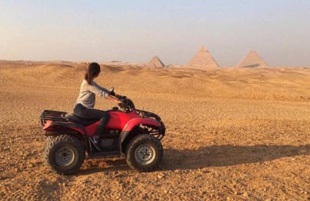 Quad Bike Ride Around Giza Pyramids Private Desert Safari Trip