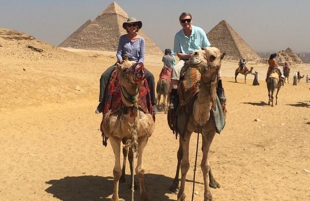 Giza Pyramids and Sphinx Half Day Tour Included Camel Ride 