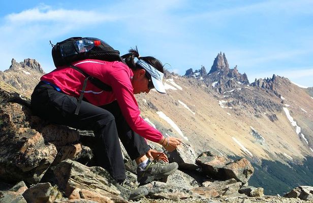 Trekking day in the mountains close to Bariloche