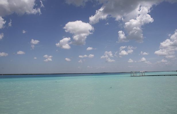 BACALAR & CENOTE AZUL from Riviera Maya and Cancun (Private)