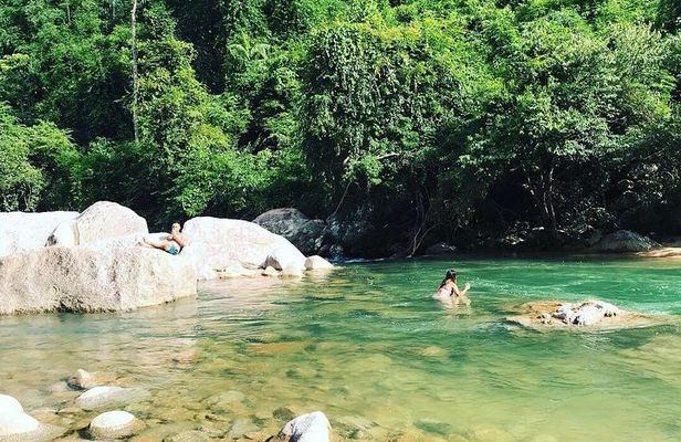 Hidden Hon Ba Nature Reserve Motorcycle Tour BBQ,Beer,Waterfall