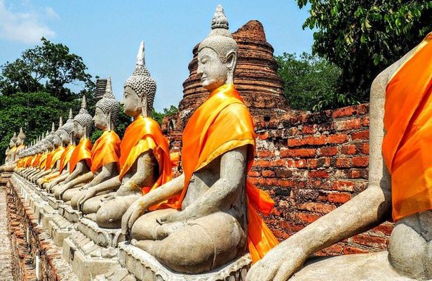 Ayutthaya Temples Tour from Bangkok with Grand Pearl River Cruise