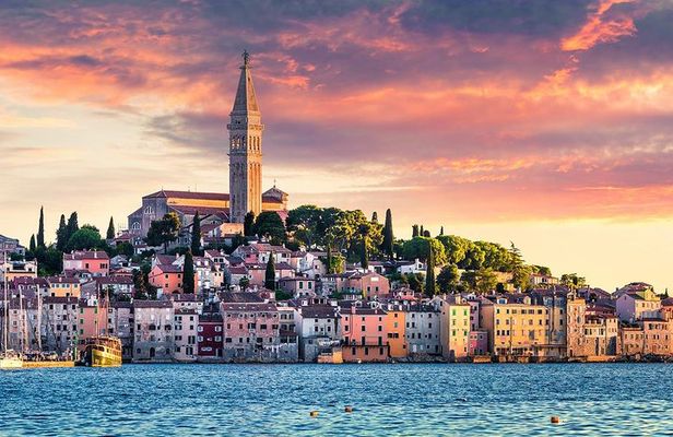 Pula, Rovinj & Panoramic Istrian Coast from Rijeka