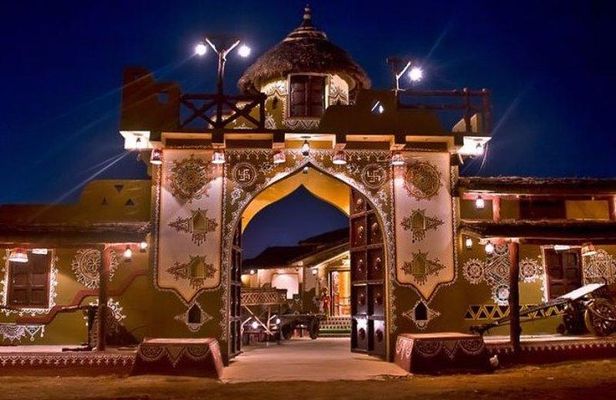 Dinner At Chokhi Dhani Resort From Jaipur