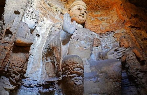 1 Day Datong Yungang Grottoes & Hanging Temple Tour/from Beijing