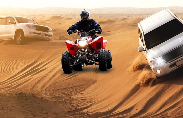 Morning Dune Bashing, Including Camel Riding and Sand Boarding from Dubai