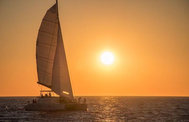 Luxury Small-Group Catamaran Cruise with BBQ, Open bar & Transfer