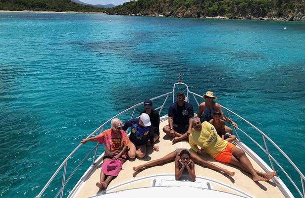 Private Full Day Guided Snorkeling or Diving Charter in St Thomas