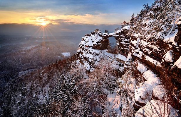 Winter Fairytale The BEST of Bohemian & Saxon Switzerland Hiking Tour
