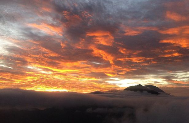 Private Mount Batur Sunrise Trek and Ayung River White Water Rafting Tour