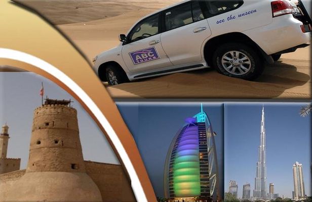 Dubai City Tour (Old & New) Desert Safari, BBQ, Camel Ride, Shows