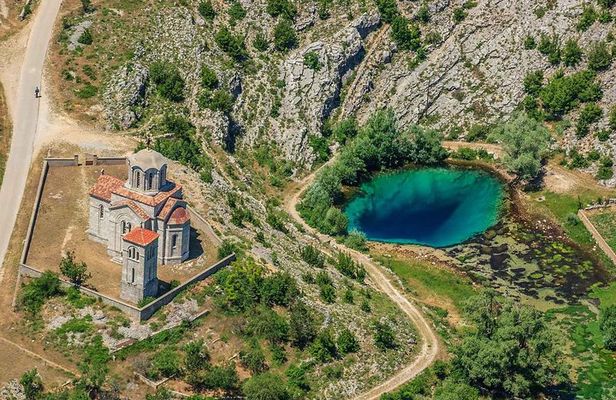 Sinj: Panoramic Flight over Peruca Lake and Dinara mountain